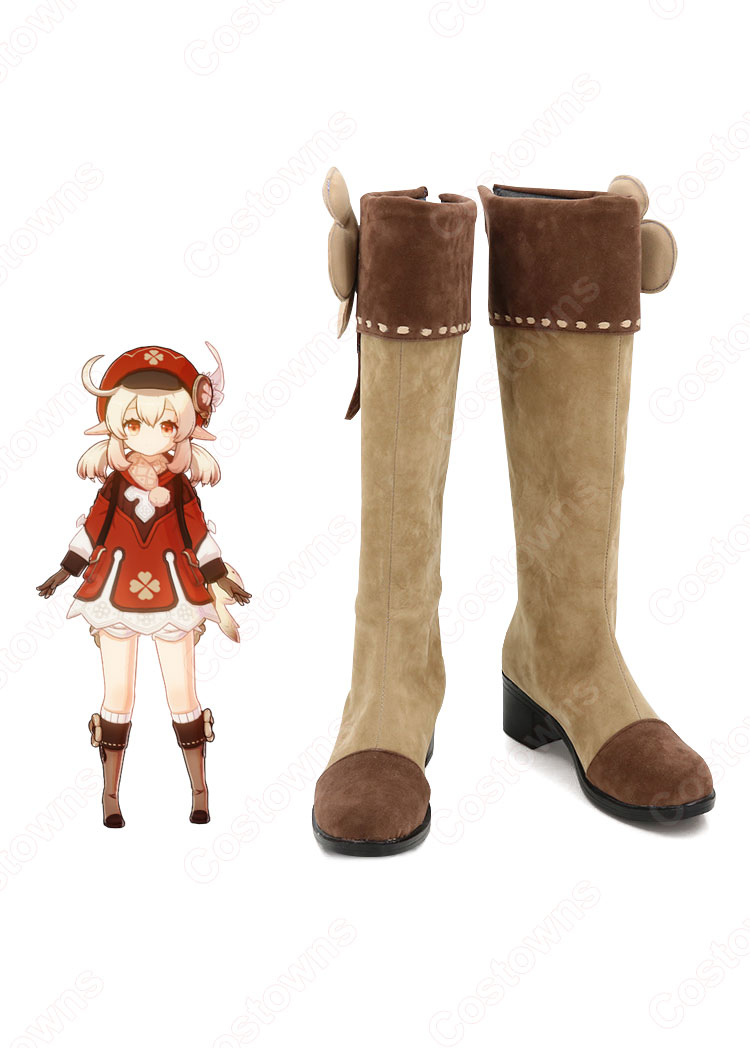 クレー（Klee ） コスプレ靴『原神(げんしん)』 コスプレ シューズ/ブーツ コスプレ用 道具 男女兼用-1
