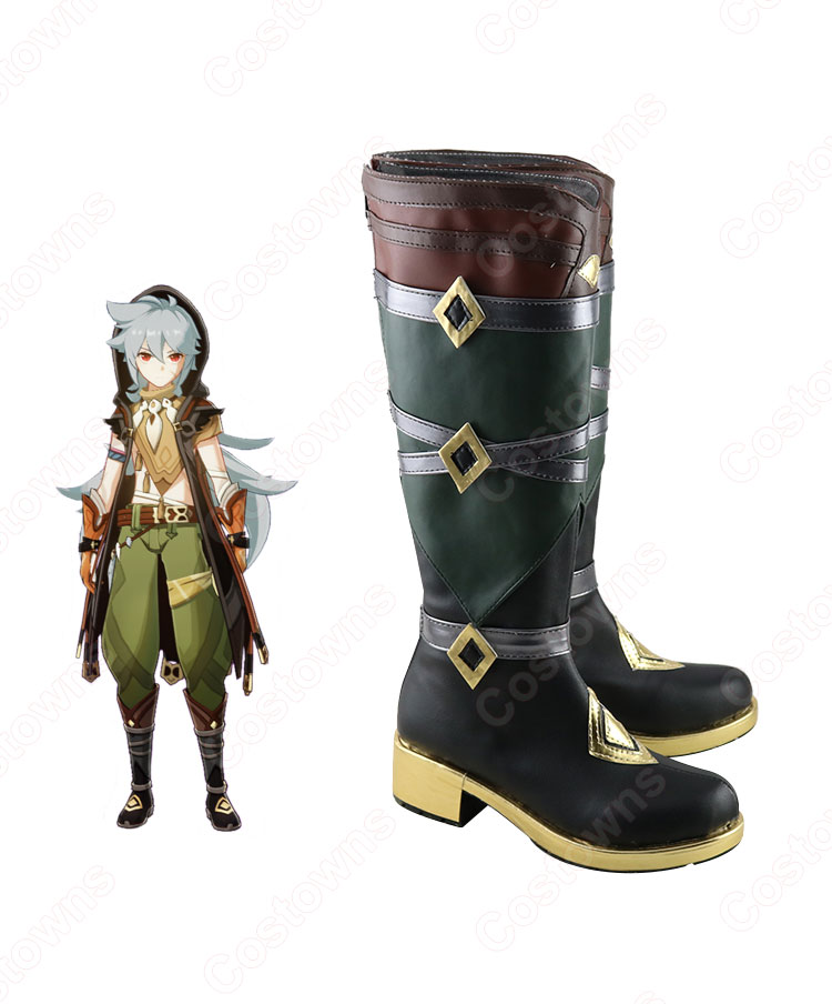 レザー( Razor) コスプレ靴『原神(げんしん)』 コスプレ シューズ/ブーツ コスプレ用 道具 男女兼用-3