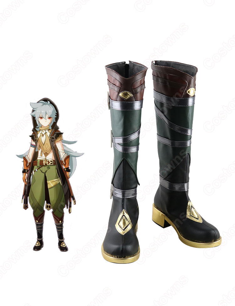 レザー( Razor) コスプレ靴『原神(げんしん)』 コスプレ シューズ/ブーツ コスプレ用 道具 男女兼用-1