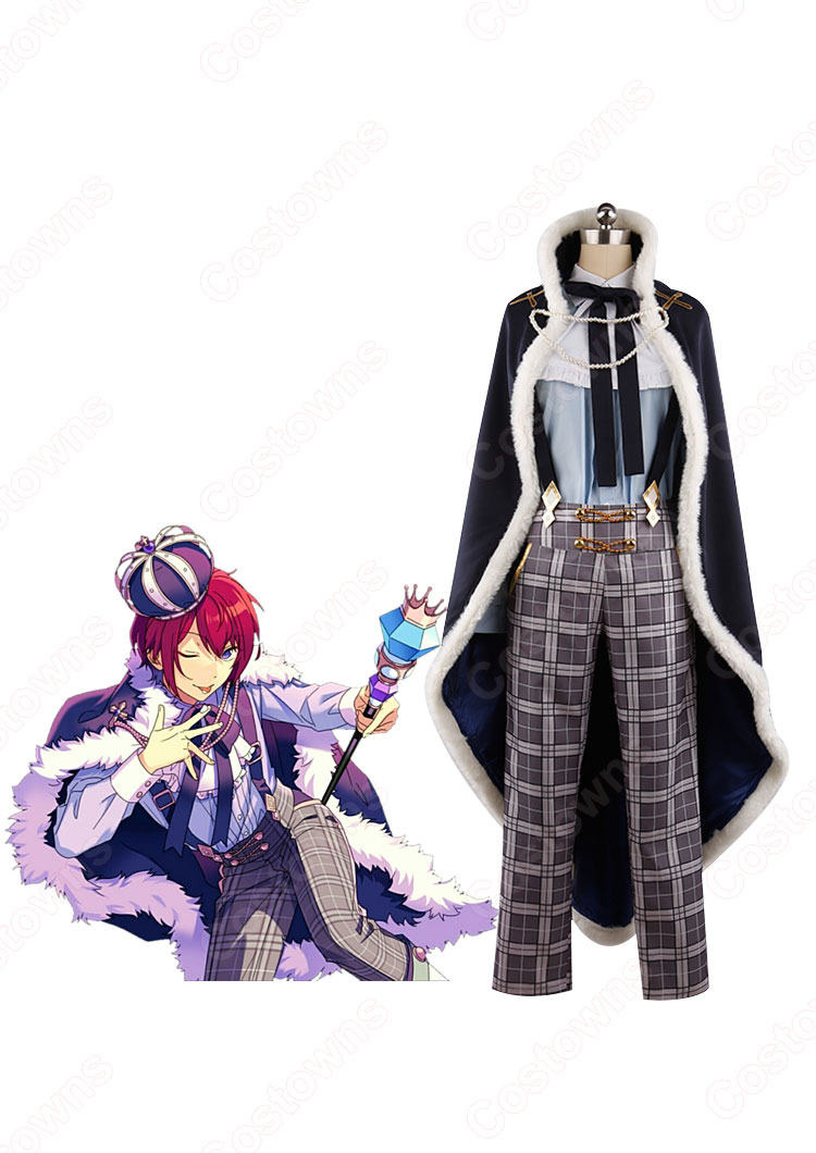 あんスタ 朱桜司(すおうつかさ) 甘味の王さま 才能開花 コスプレ衣装 『あんさんぶるスターズ!』 cosplay 仮装 変装-1