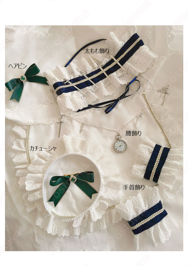 東方 十六夜咲夜（いざよいさくや） メイド服 コスプレ衣装 『東方Project』 cosplay 仮装 変装-5