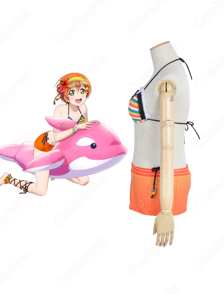 星空凛（ほしぞらりん） ＜プール編 気楽にプール♪＞ 覚醒後 コスプレ衣装 『ラブライブ!』 ビキニ姿 水着 cosplay 仮装 変装 -  Costowns