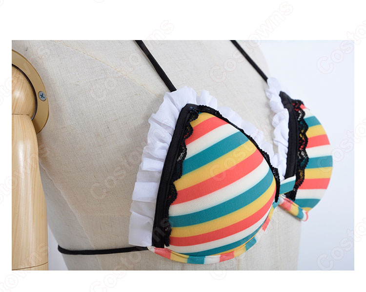 星空凛(ほしぞらりん) <プール編 気楽にプール♪> 覚醒後 コスプレ衣装 『ラブライブ!』 ビキニ姿 水着 cosplay 仮装 変装-5