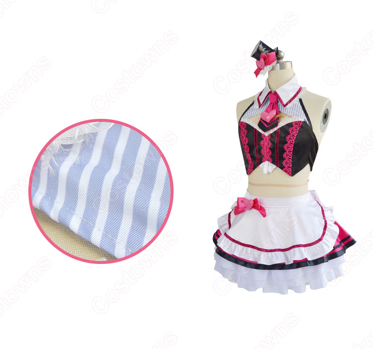遠坂凛（とおさかりん） バレンタイン ストリート・チョコメイド コスプレ衣装 『Fate/stay night』（フェイト・ステイナイト）  cosplay 仮装 変装 - Costowns