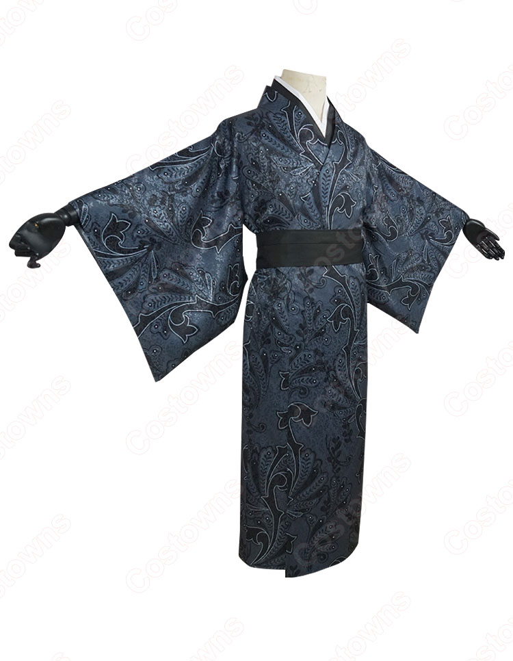 鬼滅 鬼舞辻?無惨（きぶつじむざん） 浴衣 コスプレ衣装 『鬼滅の刃』（きめつのやいば） 和服 cosplay 仮装 変装 - Costowns