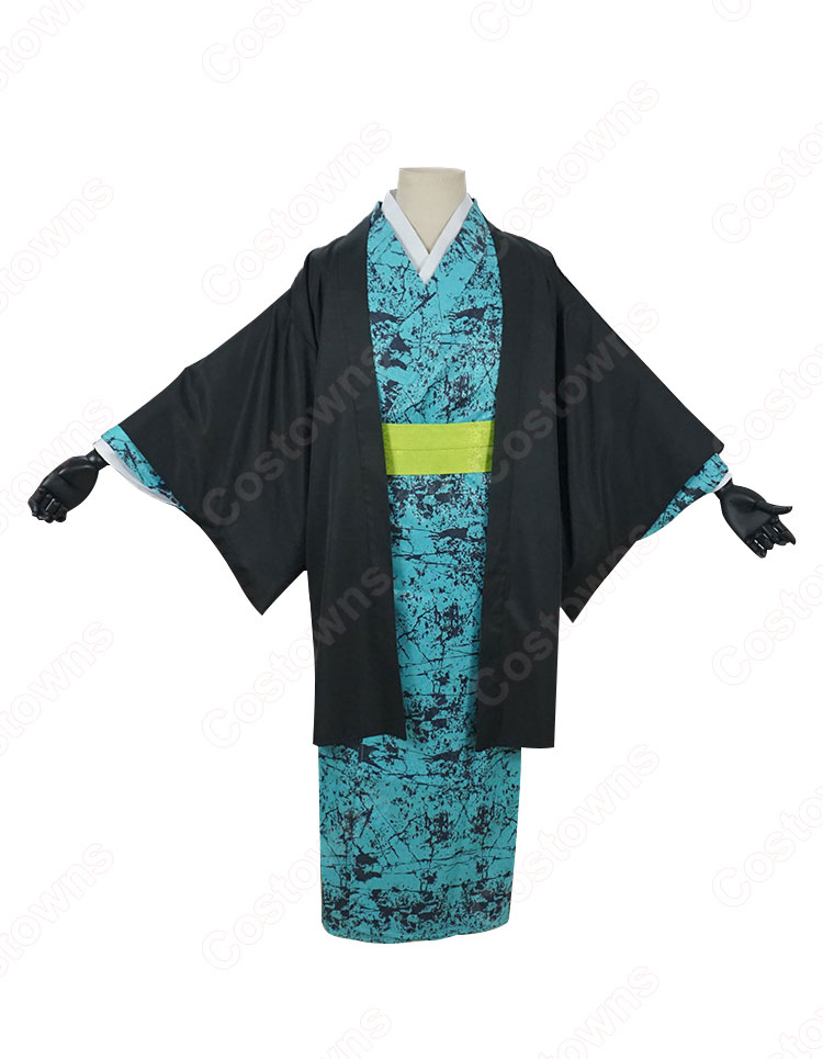 鬼滅 宇髄天元(うずいてんげん) 浴衣 和服 コスプレ衣装 『鬼滅の刃』(きめつのやいば) cosplay 仮装 変装-1