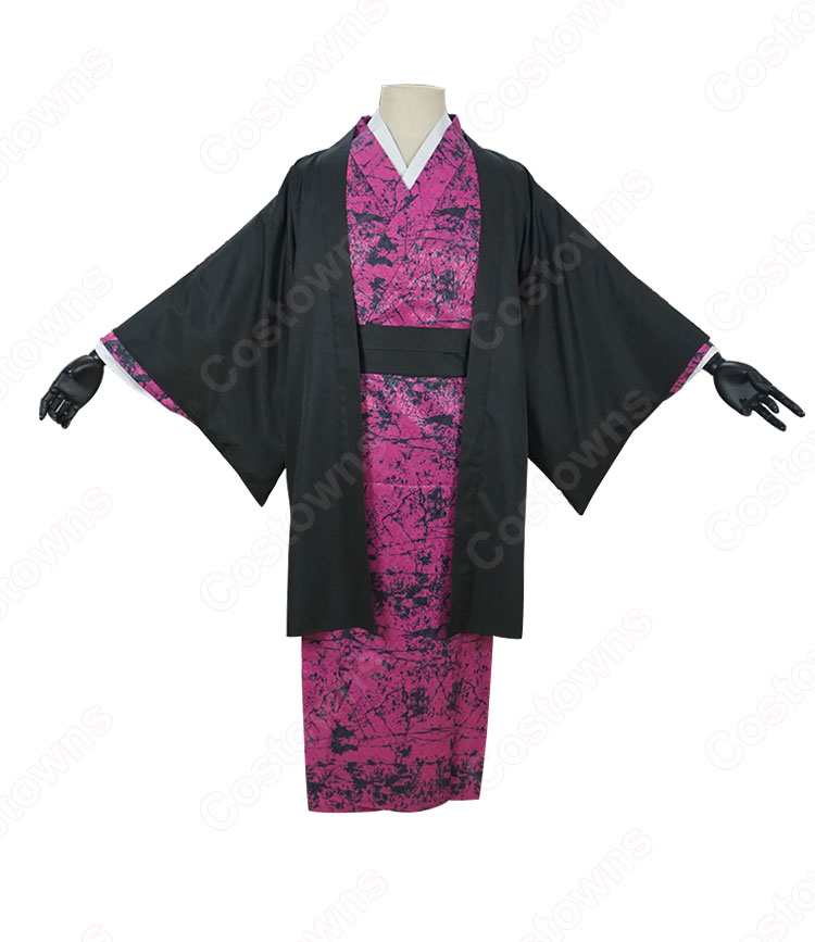 鬼滅 宇髄天元(うずいてんげん) 浴衣 和服 コスプレ衣装 『鬼滅の刃』(きめつのやいば) cosplay 仮装 変装-4