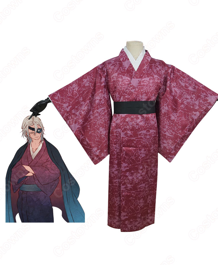 鬼滅 宇髄天元（うずいてんげん） 和服 着物 コスプレ衣装 『鬼滅の刃』（きめつのやいば） cosplay 仮装 変装-1