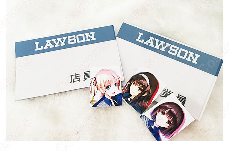 冴えカノ 加藤恵(かとうめぐみ) ローソン制服 コスプレ衣装 『冴えない彼女の育てかた』(さえないヒロインのそだてかた) cosplay 仮装 変装-10