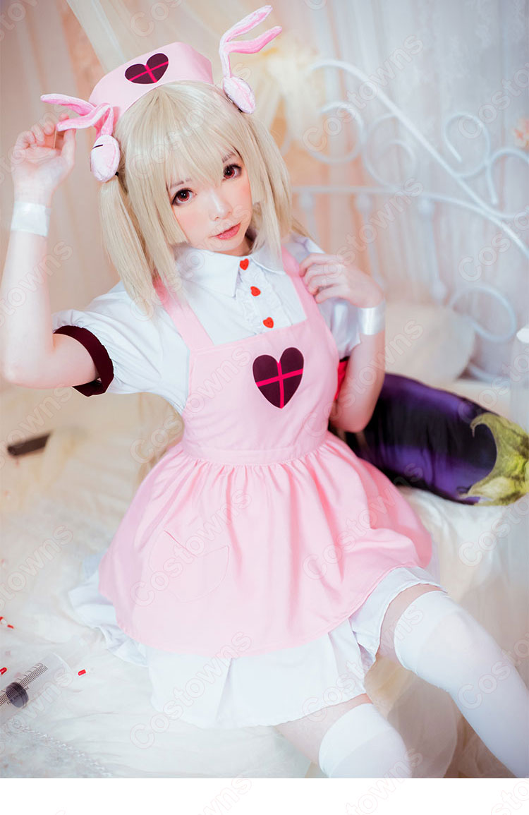 バーチャルYoutuber バーチャルナース 名取さな(なとりさな) ナース服 コスプレ衣装-4