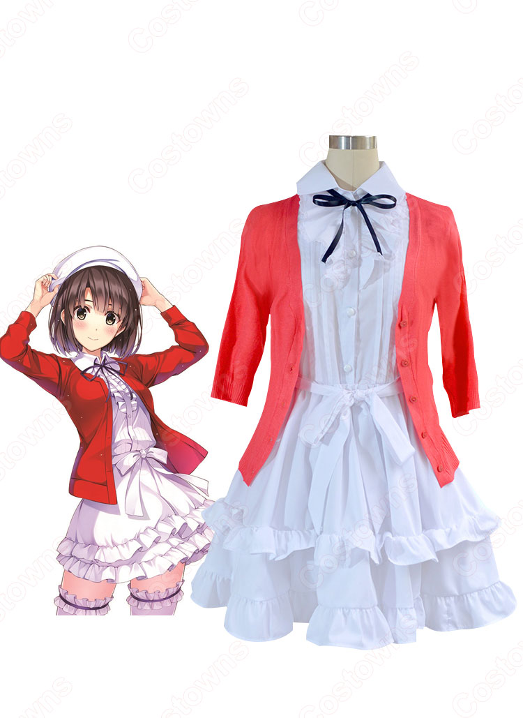 冴えカノ 加藤恵(かとうめぐみ) ワンピース コスプレ衣装 『冴えない彼女の育てかた』(さえないヒロインのそだてかた) cosplay 仮装 変装-1