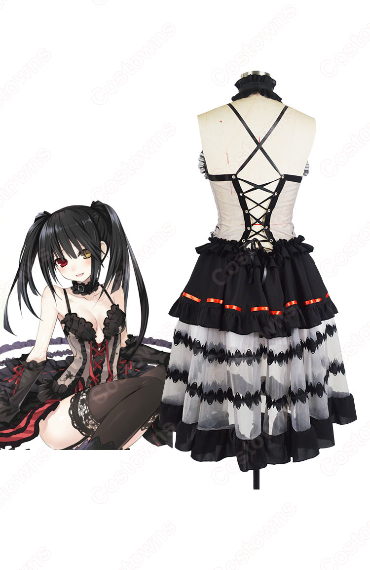 時崎狂三(ときさきくるみ) ドレス コスプレ衣装 『デート・ア 時崎狂三(ときさきくるみ) ドレス コスプレ衣装 『デート・ア