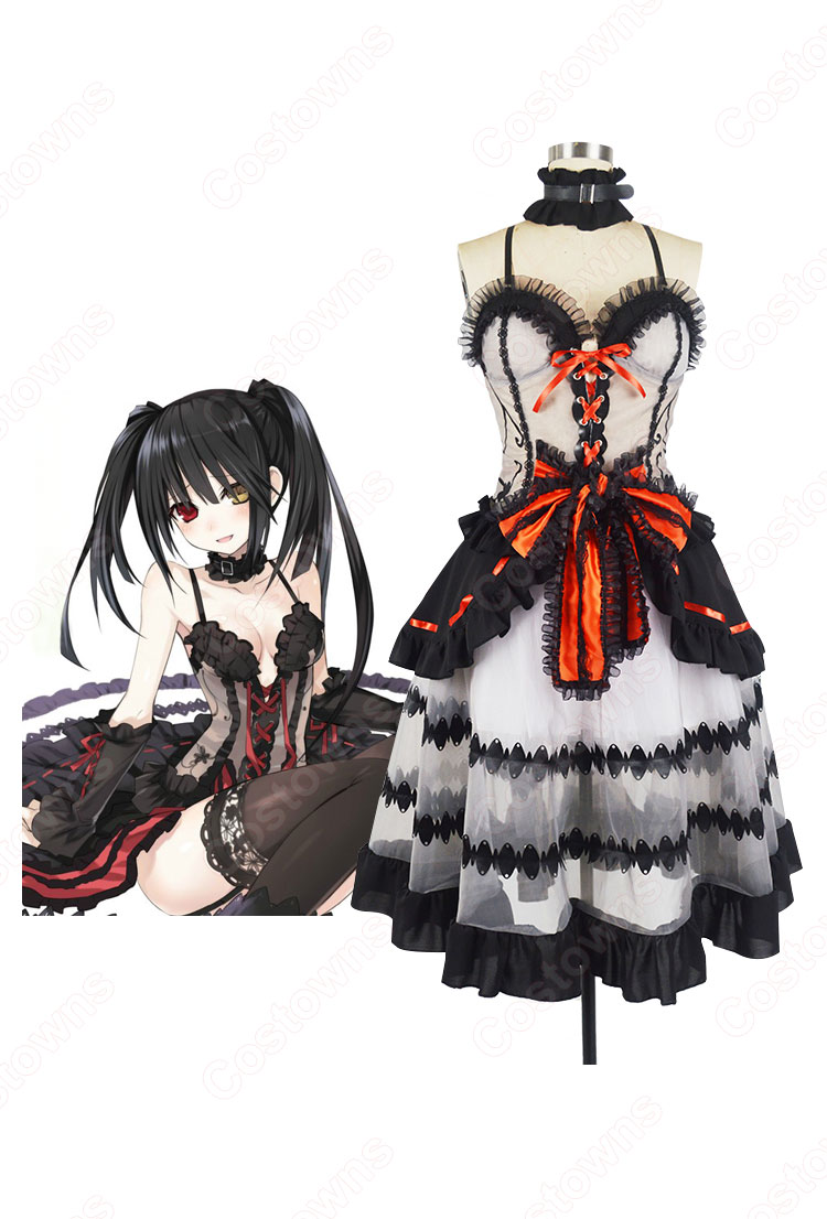 時崎狂三（ときさきくるみ） ドレス コスプレ衣装 『デート・ア