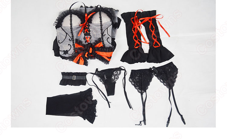 時崎狂三(ときさきくるみ) ドレス コスプレ衣装 『デート・ア・ライブ』 cosplay 仮装 変装-9