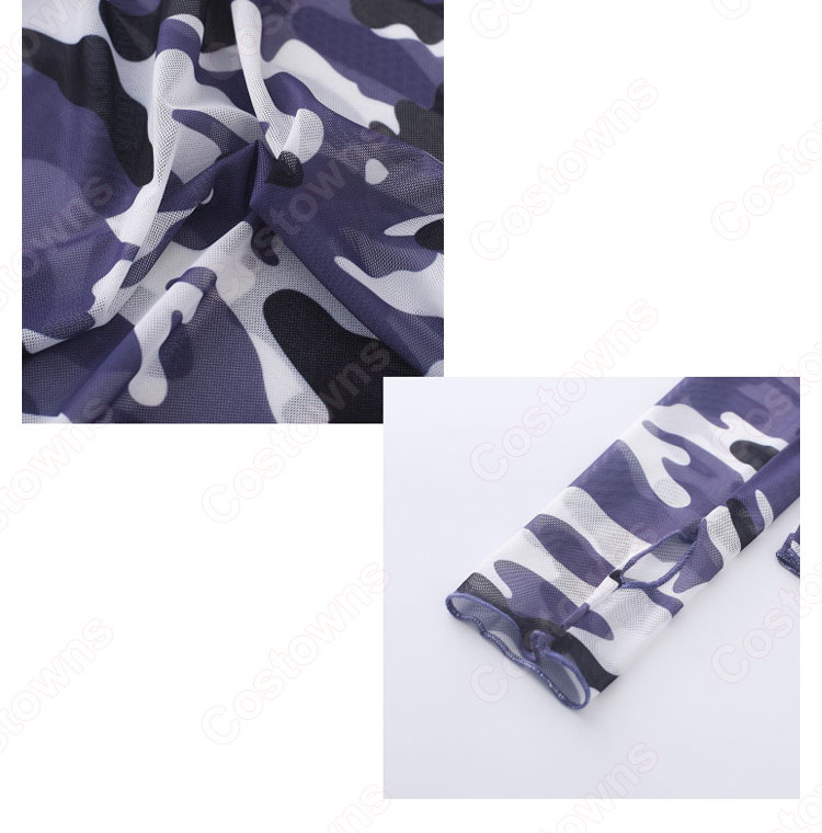 LISA(リサ) ジャズダンス衣装 ブラック カットアウト ヒップホップ カーゴパンツ BLACKPINK 韓国 アイドルスタイル 演出服-5