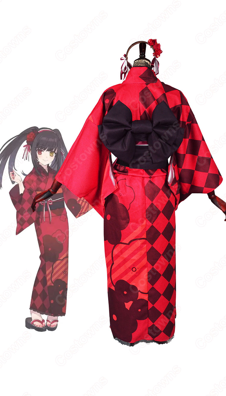 デアラ 時崎狂三 (ときさきくるみ) 夏 浴衣 コスプレ衣装