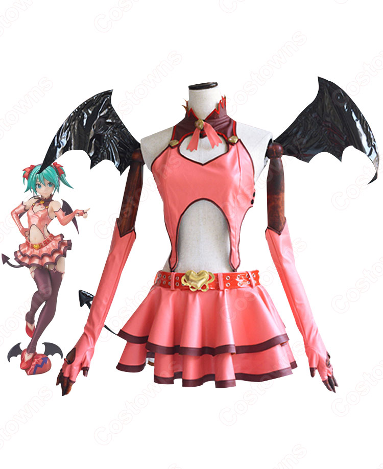 【お年玉セール特価】 初音ミク（はつね コスプレ衣装 ハートハンター 小悪魔 ミク） コスプレ衣装