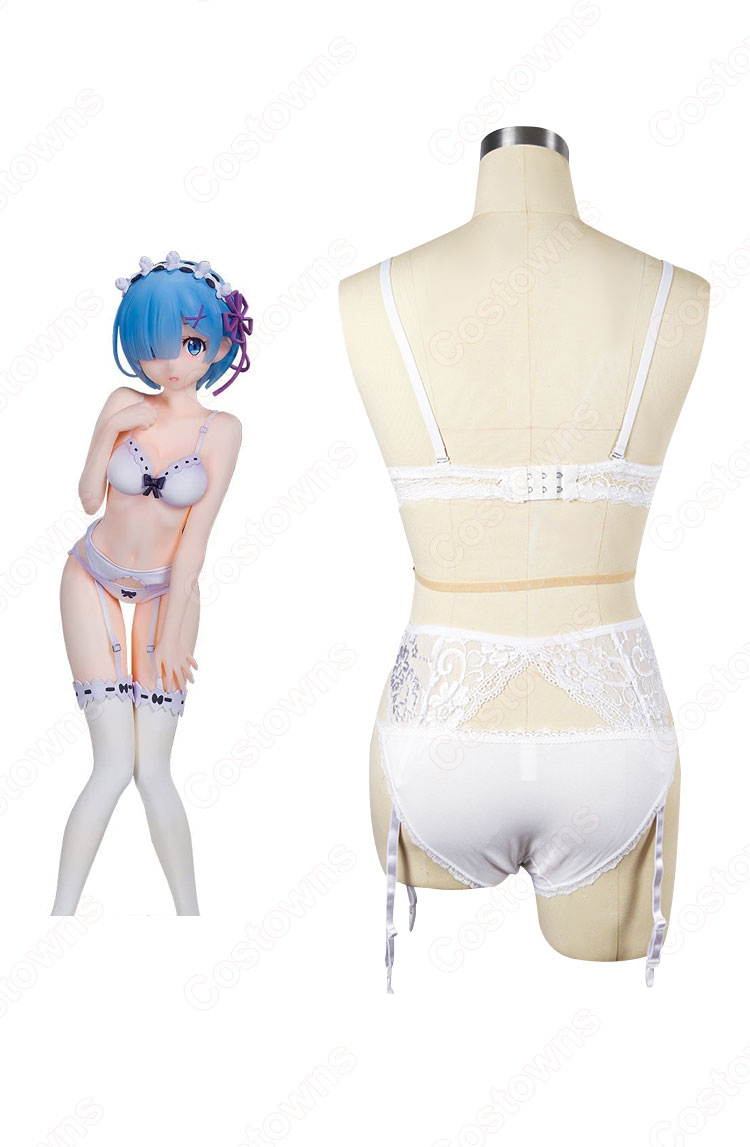 リゼロ ラム＆レム ランジェリー コスプレ衣装 『Re:ゼロから始める異世界生活』（リ・ゼロからはじめるいせかいせいかつ） セクシー 可愛い 下着  cosplay 仮装 変装 - Costowns