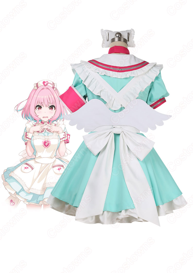今季ブランド デレマス 夢見りあむ（ゆめみりあむ） ナース風の衣装 特訓後 コスプレ衣装