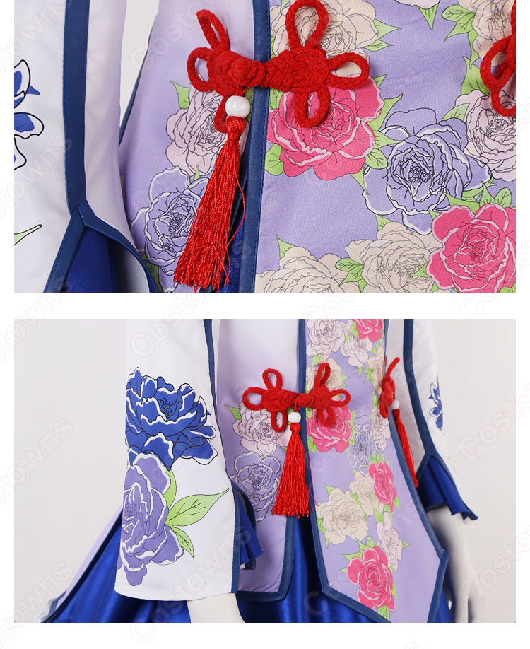 美味さ魅せる香港 卯月巻緒（うづきまきお） コスプレ衣装 『アイドルマスター SideM』 イベント第170弾「歓迎来到 Cafe Parade！」 チャイナドレス 風 cosplay 仮装 変装-7