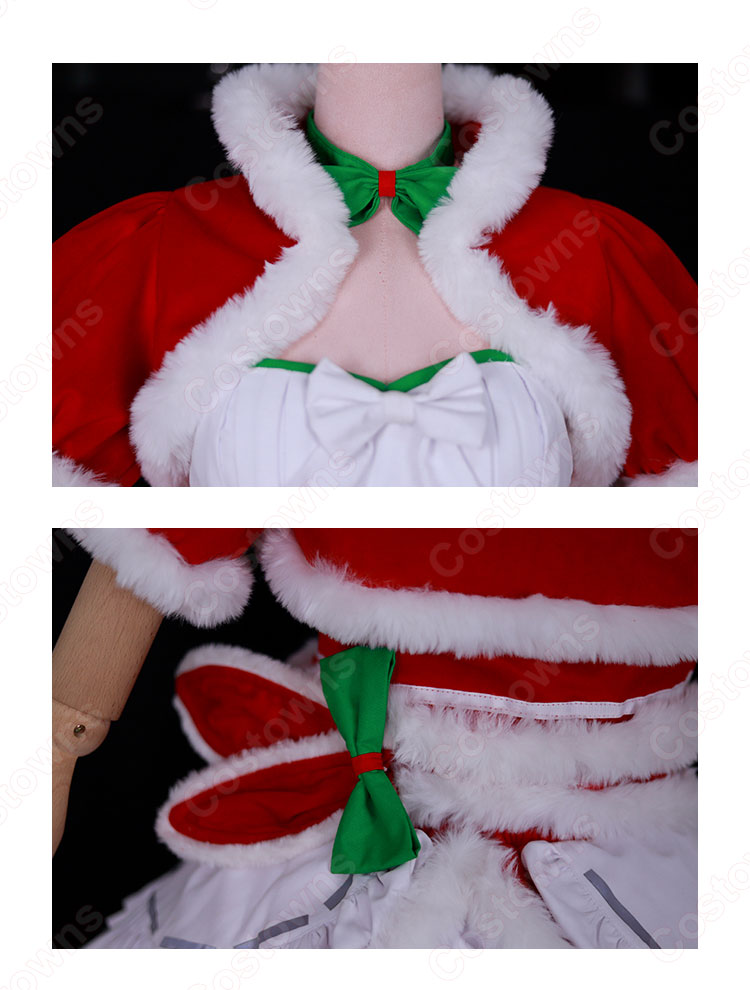 リゼロス レム クリスマス衣装 コスプレ衣装 『Re:ゼロから始める異世界生活 Lost in Memories』 聖夜の装い cosplay 仮装 変装-5