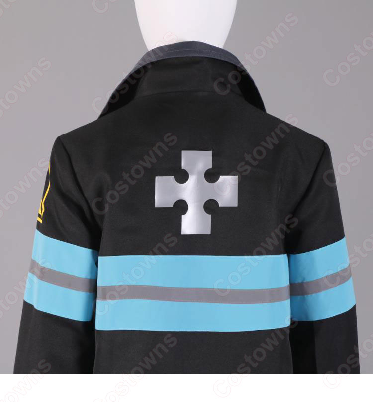 第8特殊消防隊 環古達(タマキコタツ) 黒ビキニ 防火服 コスプレ衣装 『炎炎ノ消防隊』(えんえんのしょうぼうたい) cosplay 仮装 変装-7