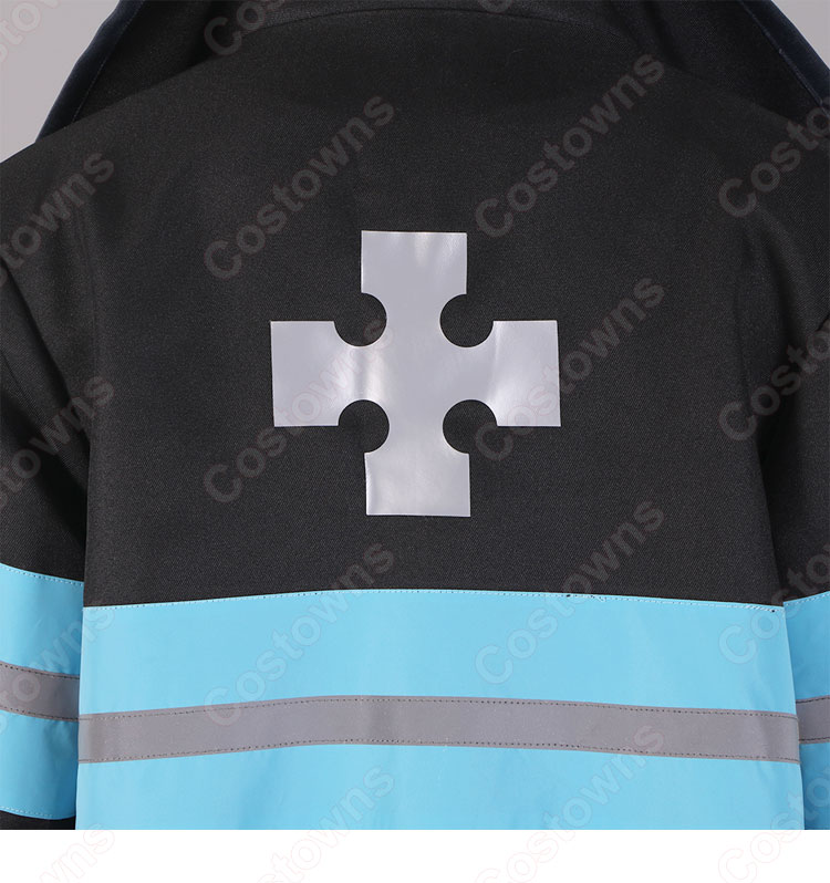 第8特殊消防隊 茉希尾瀬（マキオゼ） 防火服 コスプレ衣装 『炎炎ノ消防隊』（えんえんのしょうぼうたい） cosplay 仮装 変装-7