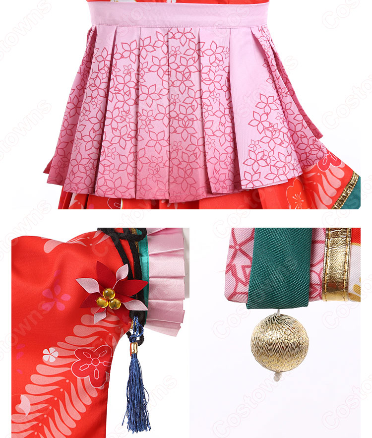 デレステ 小早川紗枝（こばやかわさえ） 華ほころびる宴 和服 コスプレ衣装 『アイドルマスター シンデレラガールズ スターライトステージ』 cosplay 仮装 変装-8