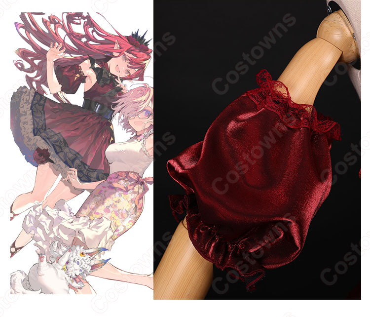 FGO カルデアサテライトステーション ウィンターキャラバン(冬祭り2021-2022) 妖精騎士トリスタン(ようせいきしとりすたん) コスプレ衣装 『Fate/Grand Order』(フェイト・グランドオーダー) cosplay 仮装 変装-11