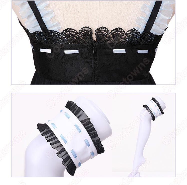 リゼロ レム 日常服 コスプレ衣装 『Re:ゼロから始める異世界生活』（リ・ゼロからはじめるいせかいせいかつ） cosplay 仮装 変装-5