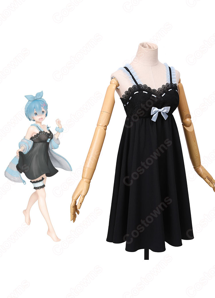 リゼロ レム 日常服 コスプレ衣装 『Re:ゼロから始める異世界生活』（リ・ゼロからはじめるいせかいせいかつ） cosplay 仮装 変装-2