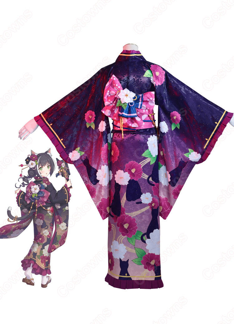 プリコネR 正月キャル(ニューイヤー) 振袖/晴れ着Ver コスプレ衣装 『プリンセスコネクト！Re:Dive』（プリンセスコネクト リダイブ） 着物 cosplay 仮装 変装-4