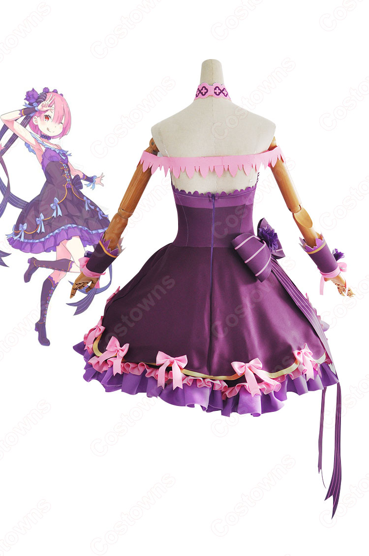 リゼロ ラム レム 誕生日生活2021 コスプレ衣装 『Re:ゼロから始める異世界生活』 「Re:ゼロから始めるラムとレムの誕生日生活2021 in 渋谷マルイ」 cosplay 仮装 変装-3