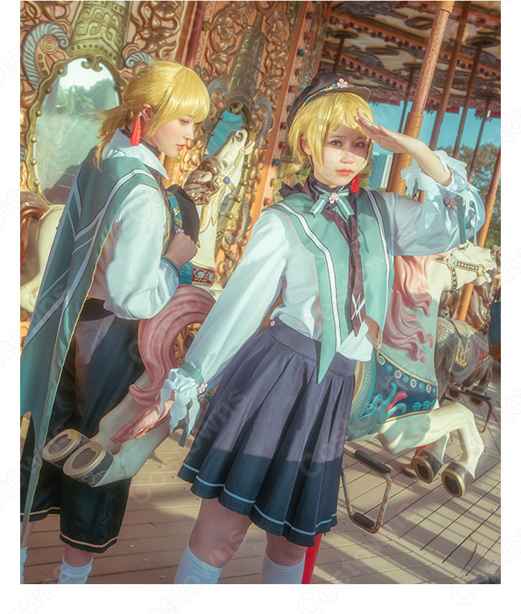 鏡音リン(カガミネリン) 鏡音レン(カガミネレン) コスプレ衣装-2