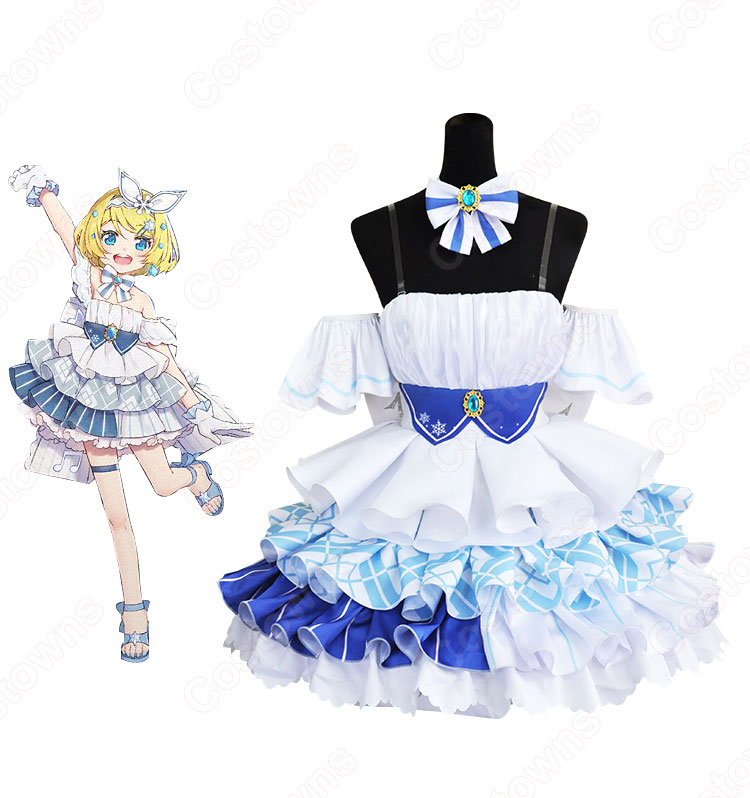 美萌 ボーカロイド ボカロ 初音ミク 雪ミク2019 コスプレ 衣装