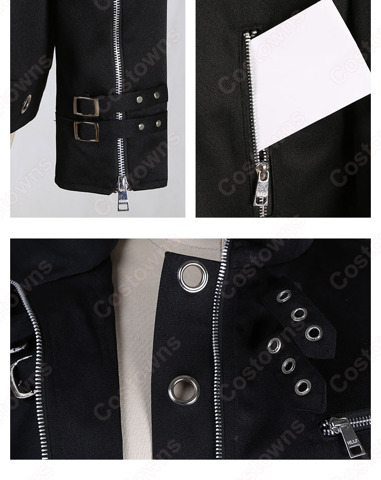 南光太郎(みなみこうたろう) 黒いジャケット / コート コスプレ衣装 『スーパーヒーロー大戦GP 仮面ライダー3号』(スーパーヒーローたいせんグランプリ かめんライダー3ごう) cosplay 仮装 変装-6