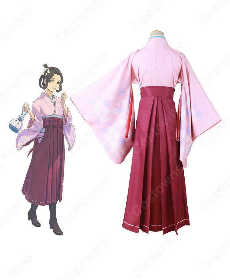御琴羽寿沙都(みことばすさと) 着物 コスプレ衣装 『大逆転裁判1＆2 -成歩堂龍ノ介の冒險と覺悟-』 cosplay 仮装 変装 - Costowns