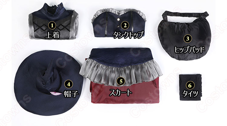 女の魔法使い ゴシックロリータドレス コスプレ衣装 「ハリー・ポッター:魔法の覚醒」(Harry Potter: Magic Awakened) cosplay 仮装 変装-21