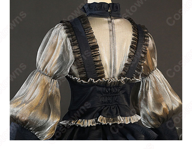 女の魔法使い ゴシックロリータドレス コスプレ衣装 「ハリー・ポッター:魔法の覚醒」(Harry Potter: Magic Awakened) cosplay 仮装 変装-15