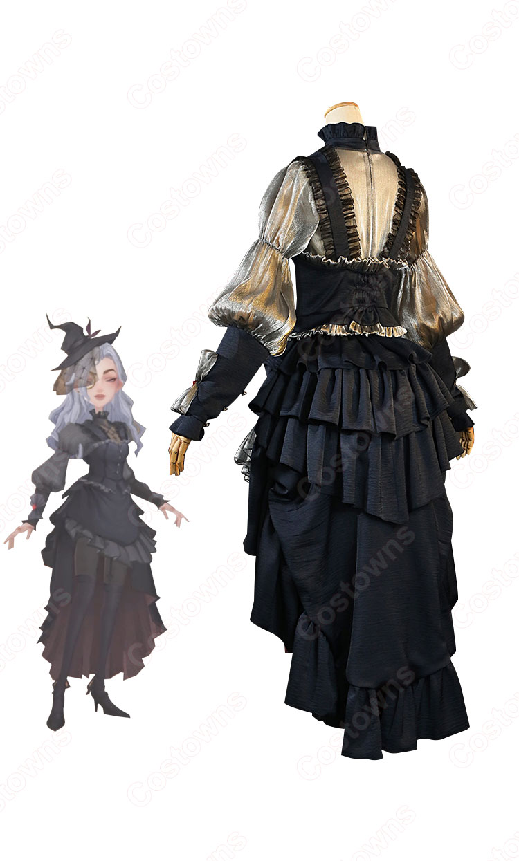 女の魔法使い ゴシックロリータドレス コスプレ衣装 「ハリー・ポッター:魔法の覚醒」(Harry Potter: Magic Awakened) cosplay 仮装 変装-4