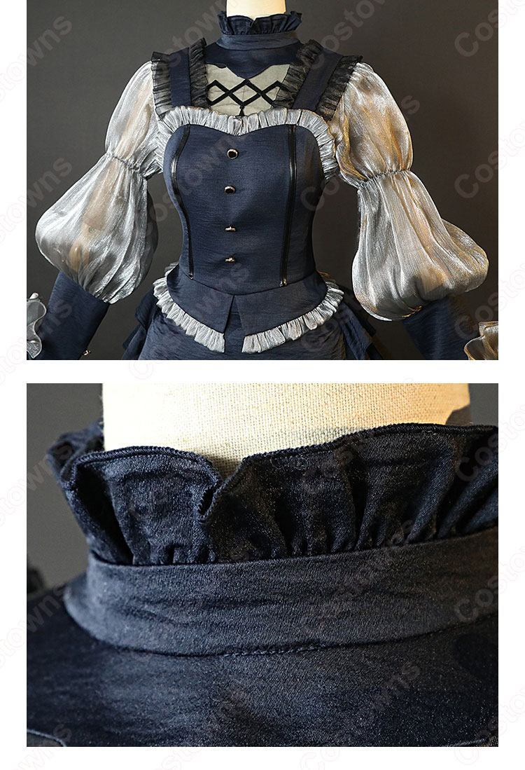 女の魔法使い ゴシックロリータドレス コスプレ衣装 「ハリー・ポッター:魔法の覚醒」(Harry Potter: Magic Awakened) cosplay 仮装 変装-7