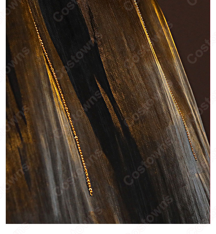 アズレン 軽巡洋艦 能代（ノシロ） 恋結御伽 ケッコン衣装 コスプレ衣装 『アズールレーン』 漆黒の花嫁 新衣装 cosplay 仮装 変装-7