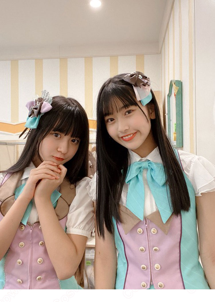 AKB48・SKE48 研究生「チーム公演に憧れてやっちゃいました!Again公演」 演出服 ライブ衣装  MV衣装 惣田紗莉渚(そうだ さりな ) ガイシ制服 生写真服 アイドル衣装 コスプレ衣装-3