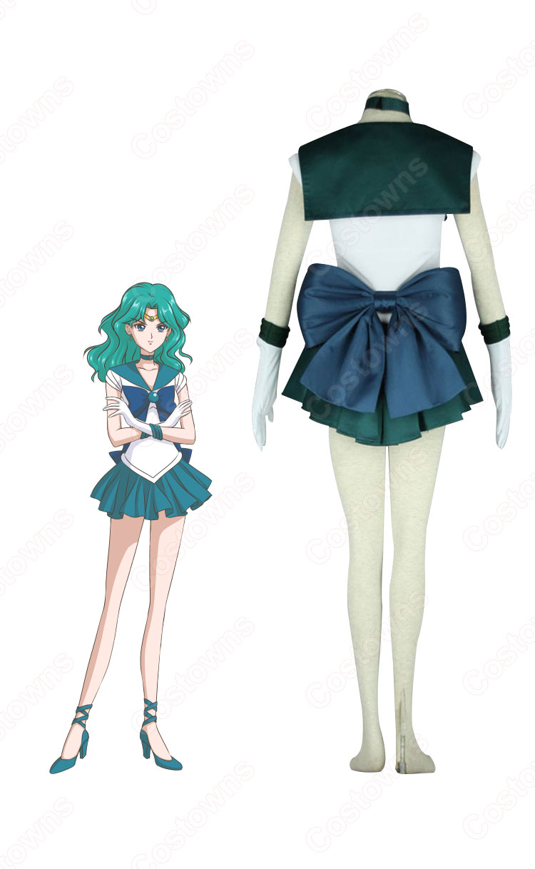 美少女戦士セーラームーン 海王みちる（かいおうみちる） 戦闘服 コスプレ衣装 セーラー戦士 セーラーネプチューン 子供用 大人用 cosplay 仮装  変装 - Costowns