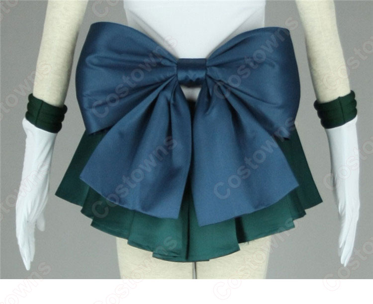 美少女戦士セーラームーン 海王みちる(かいおうみちる) 戦闘服 コスプレ衣装 セーラー戦士 セーラーネプチューン 子供用 大人用 cosplay 仮装 変装-6
