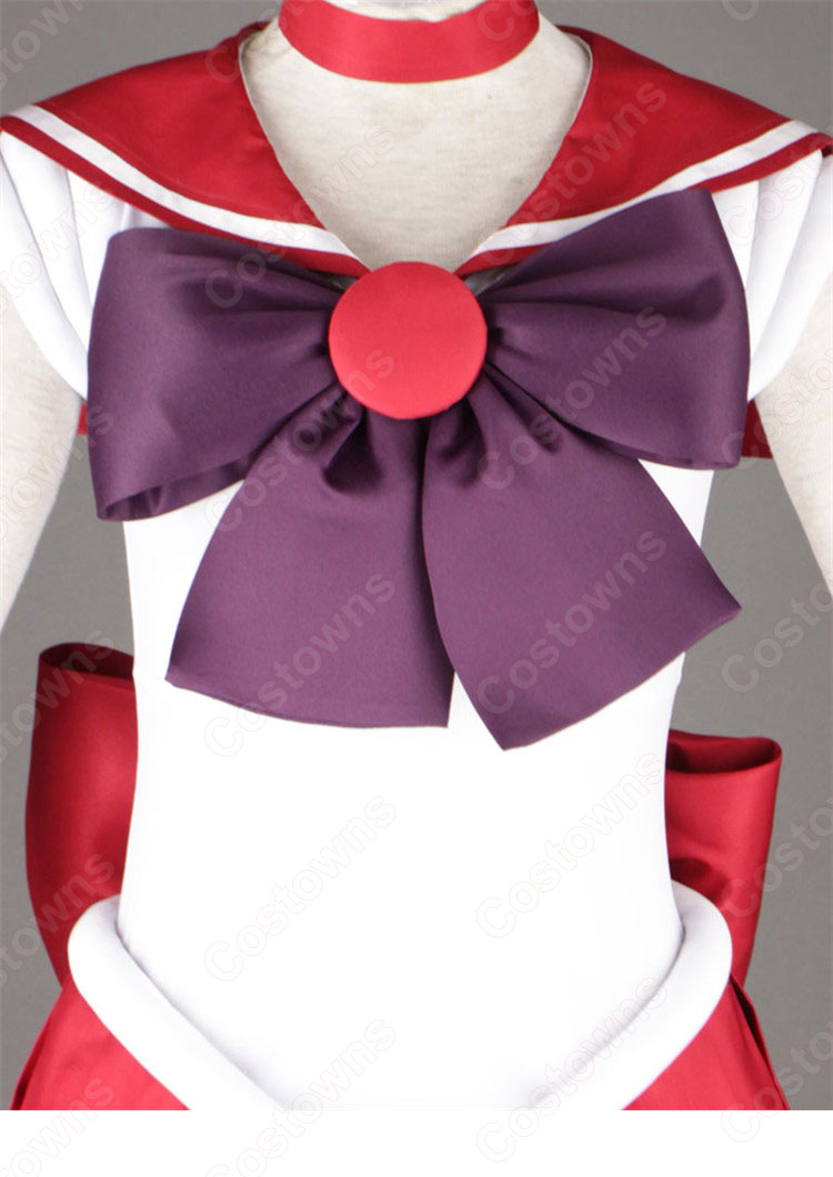 セーラー戦士 火野レイ(ひの レイ) 戦闘服 コスプレ衣装 『美少女戦士セーラームーン』(びしょうじょせんしセーラームーン) セーラーマーズ 子供用 大人用 cosplay 仮装 変装-5