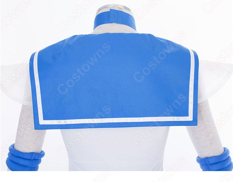 セーラー戦士 水野亜美(みずのあみ) 戦闘服 コスプレ衣装 『美少女戦士セーラームーン』(びしょうじょせんしセーラームーン) セーラーマーキュリー 子供用 大人用 cosplay 仮装 変装-6