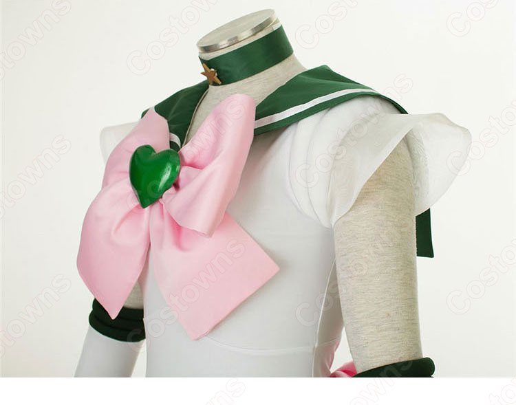 セーラー戦士 木野まこと(きのまこと) 戦闘服 コスプレ衣装 『美少女戦士セーラームーン』(びしょうじょせんしセーラームーン) セーラージュピター 子供用 大人用 cosplay 仮装 変装-8