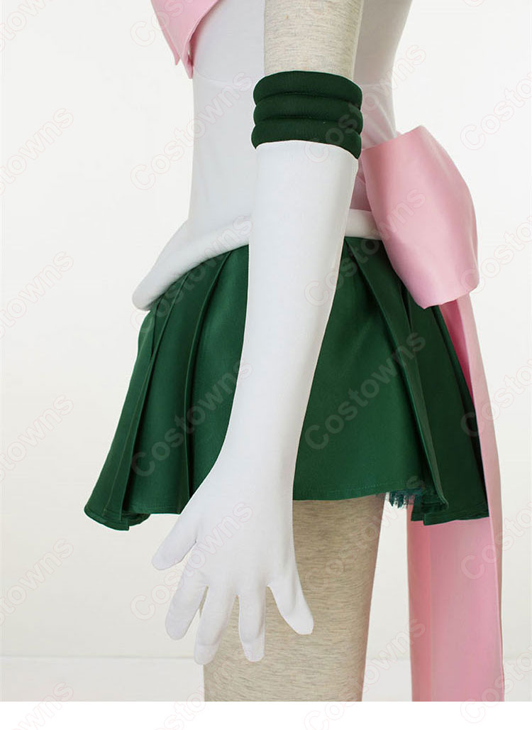 セーラー戦士 木野まこと(きのまこと) 戦闘服 コスプレ衣装 『美少女戦士セーラームーン』(びしょうじょせんしセーラームーン) セーラージュピター 子供用 大人用 cosplay 仮装 変装-11