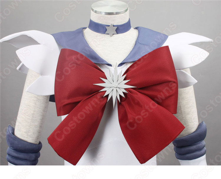 セーラー戦士 土萠ほたる(ともえほたる) 戦闘服 コスプレ衣装 『美少女戦士セーラームーン』(びしょうじょせんしセーラームーン) セーラーサターン 子供用 大人用 cosplay 仮装 変装-5
